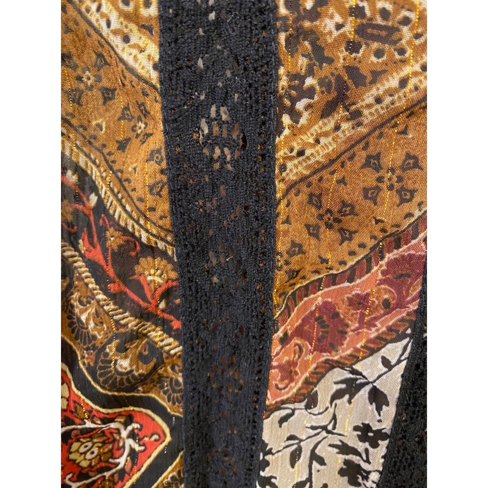 Daisina Whimsy Goth Patchwork Dress Sheer Cotton … - image 7